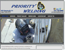 Tablet Screenshot of prioritywelding.com